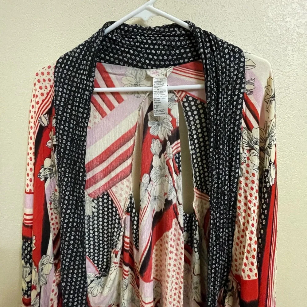 Free People Morning Glory Patterned Kimono - Picture 3 of 7